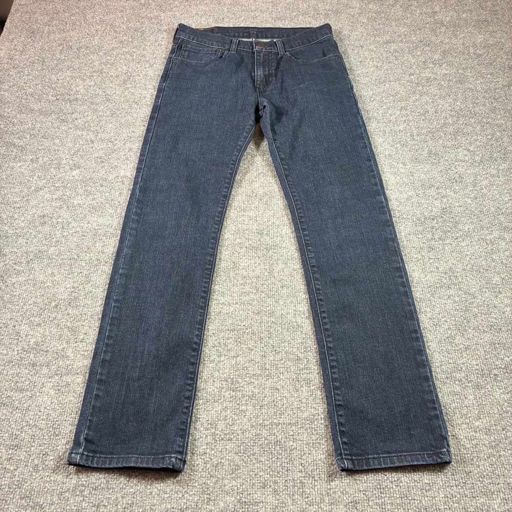 Levis 510 Skinny Fit Jeans 28x28 Dark Wash Blue Stretch Denim Slim Leg
